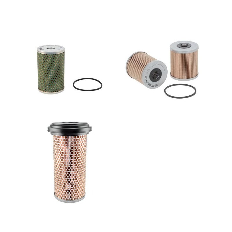 BUEHRER OF 18 Filter Service Kit Air Oil Fuel Filters w/FORD 592E Eng.   YR  1965-1969 54CH