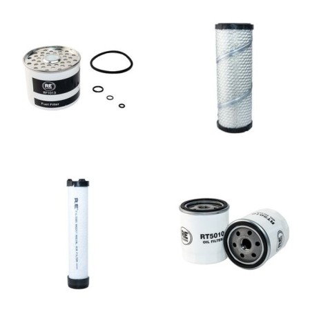 YUCHAI YC 18-2 Filter Service Kit Air Oil Fuel Filters w/Perkins 403C-11 Eng.