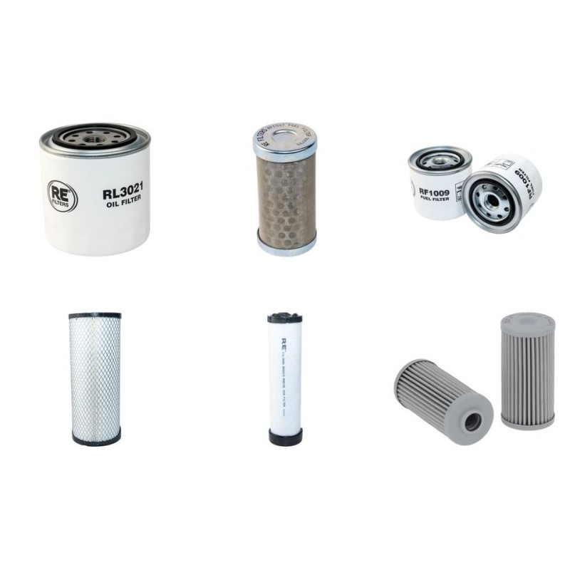 YUCHAI YC 35-8 Filter Service Kit w/Kubota V2403-MDI Eng.   YR  2012