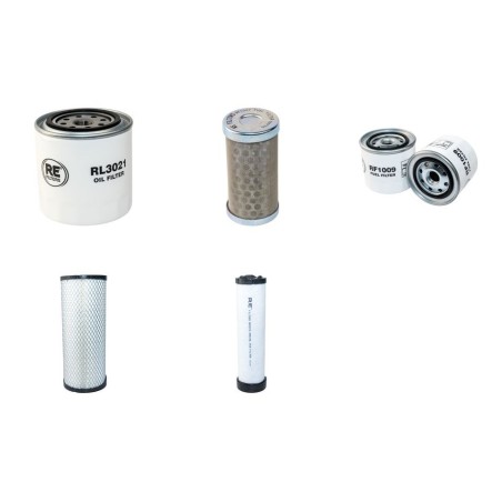 YUCHAI YC 35-8 Filter Service Kit Air Oil Fuel Filters w/Kubota V2403-MDI Eng.   YR  2012