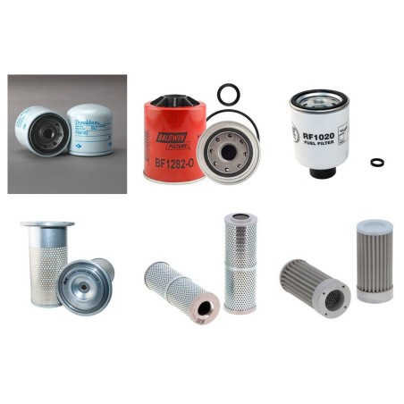 YUCHAI YK 25-2 Filter Service Kit w/Cummins A1400 Eng.