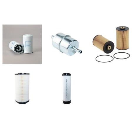 ZETOR 125 FORTERRA Filter Service Kit Air Oil Fuel Filters w/ZETOR 1505TIERIII Eng.   YR  2010