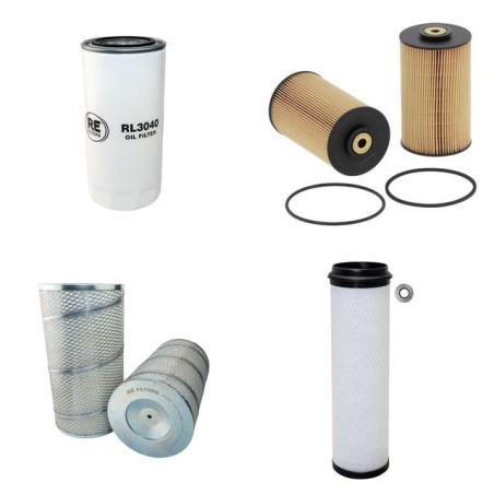 ZETOR 10540 Filter Service Kit Air Oil Fuel Filters