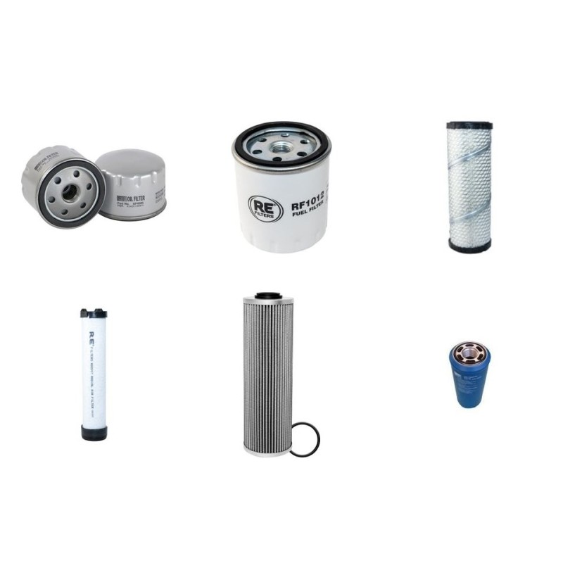 ZETTELMEYER ZL 302 Filter Service Kit w/Deutz F2L1011F Eng.   YR  2008-