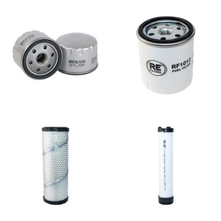 ZETTELMEYER ZL 302 Filter Service Kit Air Oil Fuel Filters w/Deutz F2L1011F Eng.   YR  2008-