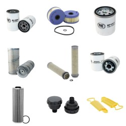 ZETTELMEYER ZL 602 Filter Service Kit w/Deutz BF4L1011T Eng.   YR  -95
