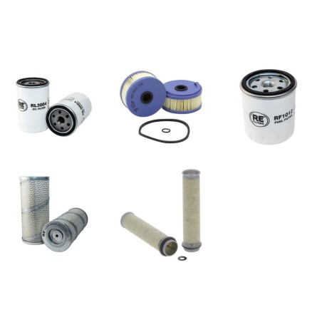 ZETTELMEYER ZL 602 Filter Service Kit Air Oil Fuel Filters w/Deutz BF4L1011T Eng.   YR  -95