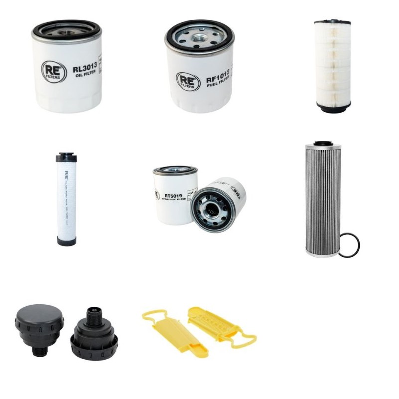 ZETTELMEYER ZL 602 Filter Service Kit w/Deutz BF4L1011FT Eng.   YR  95-