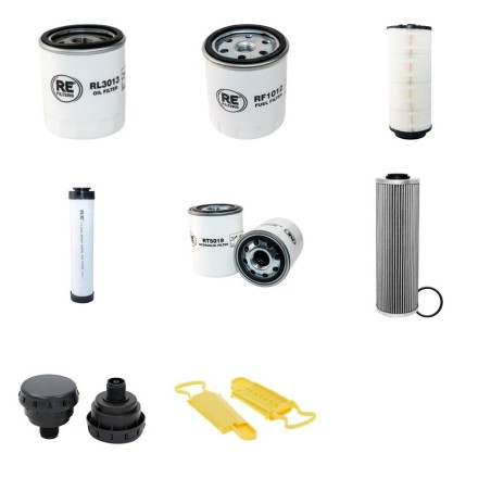 ZETTELMEYER ZL 602 Filter Service Kit w/Deutz BF4L1011FT Eng.   YR  95-