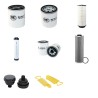 ZETTELMEYER ZL 602 Filter Service Kit w/Deutz BF4L1011FT Eng.   YR  95-