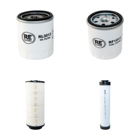 ZETTELMEYER ZL 602 Filter Service Kit Air Oil Fuel Filters w/Deutz BF4L1011FT Eng.   YR  95-