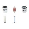 ZETTELMEYER ZL 602 B Filter Service Kit Air Oil Fuel Filters w/Deutz BF4L1011FT Eng. SN  -601155