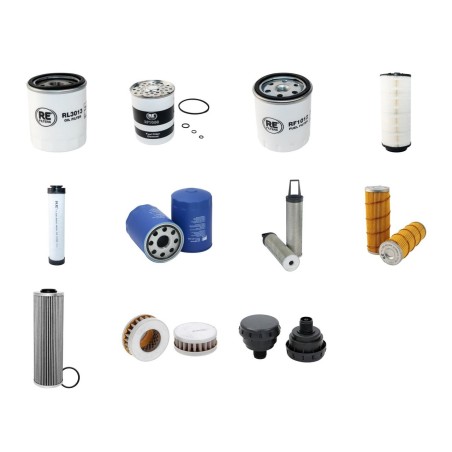 ZETTELMEYER ZL 602 L Filter Service Kit w/Deutz BF4L1011FT Eng.