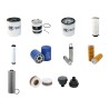 ZETTELMEYER ZL 602 L Filter Service Kit w/Deutz BF4L1011FT Eng.