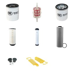 ZETTELMEYER ZL 702 B Filter Service Kit w/Deutz BF4L1011 Eng.