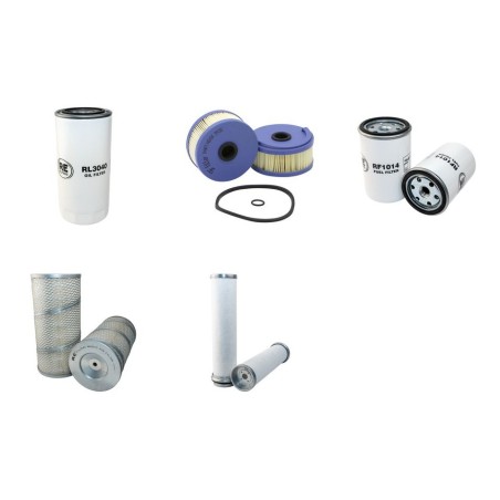 ZETTELMEYER ZL 802 I Filter Service Kit Air Oil Fuel Filters w/Deutz BF4M1012E Eng.   YR  2002-