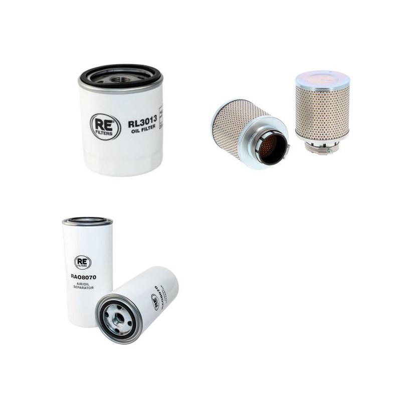 ABAC ZENITH 10 Compressor Filter Service Kit SN -1738710001