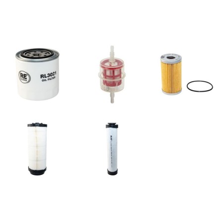 BUCHER MUNICIPAL CITY CAT 2000 Filter Service Kit Air Oil Fuel Filters w/Kubota F2803B Eng.