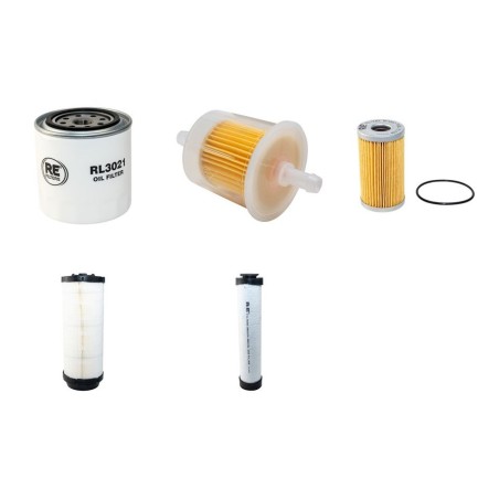 EUROVOIRIE CITY CAT 2000 Filter Service Kit Air Oil Fuel Filters w/Kubota F2803-B-1 Eng.