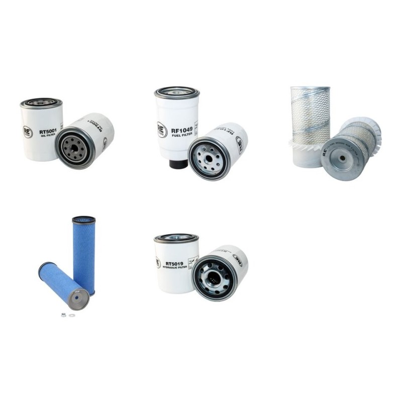 CARMIX D 5000 Filter Service Kit w/Perkins 1004.4 Eng.