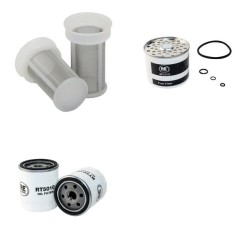 CARON 867 Filter Service Kit Air Oil Fuel Filters w/Perkins 404C-22 Eng.   YR  2008-