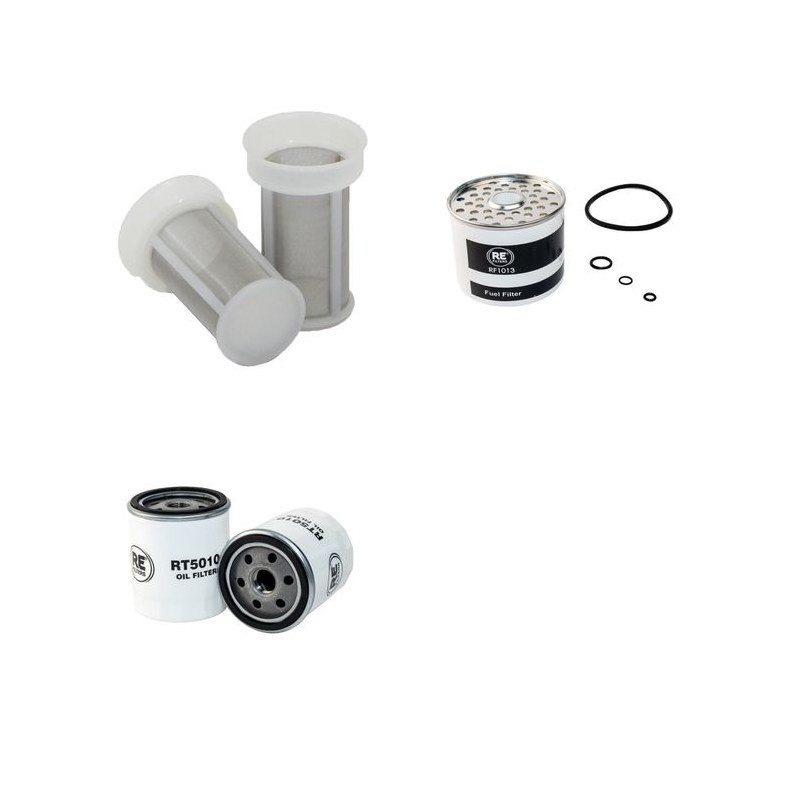 CARON 867 Filter Service Kit Air Oil Fuel Filters w/Perkins 404C-22 Eng.   YR  2008-