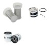 CARON 867 Filter Service Kit Air Oil Fuel Filters w/Perkins 404C-22 Eng.   YR  2008-