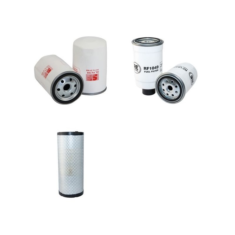 CARON 980 Filter Service Kit Air Oil Fuel Filters w/VM D754TE3 Eng.   YR  2012- 81 CH