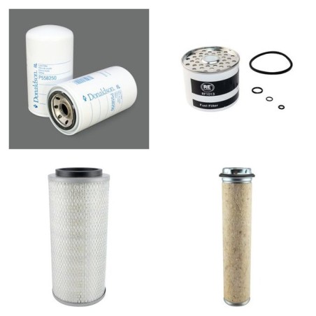CASE 1046 Filter Service Kit Air Oil Fuel Filters
