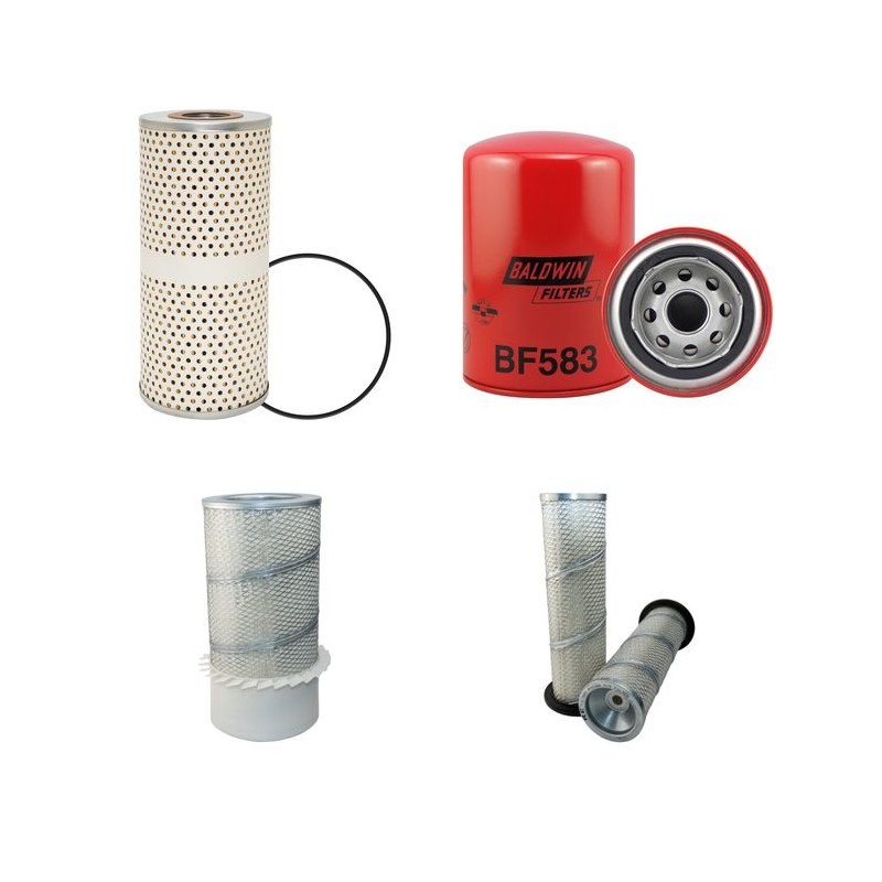 Filter kit for Case 1150 C Air Oil Fuel Filters