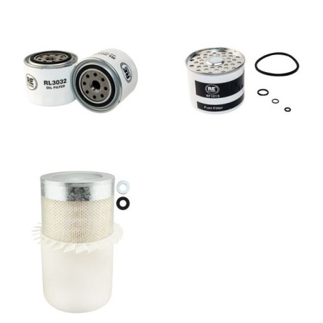 CASE 1594 Filter Service Kit Air Oil Fuel Filters