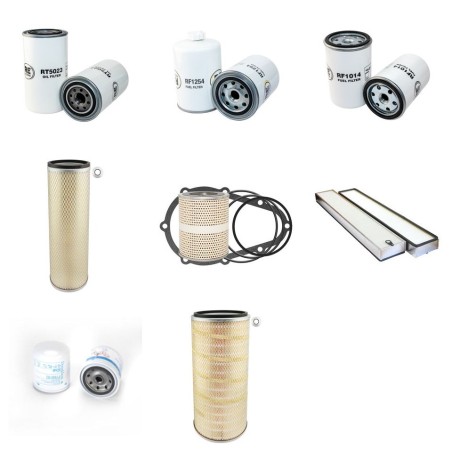 Filter kit for Case 1640 with Cummins 6T830 Engine Serial No JJ0034706-