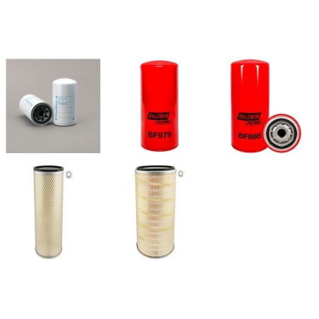 Filter kit for Case 1680 with DT466C Engine Serial No JJC0045889-