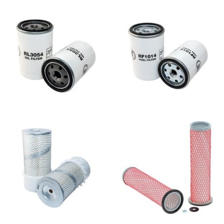 NILFISK RS 501 Filter Service Kit Air Oil Fuel Filters w/Lombardini  Eng.