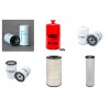 CASE 2166 Filter Service Kit Air Oil Fuel Filters w/Cummins  Eng. SN  JJC0176200-