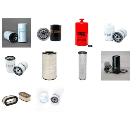 Filter kit for Case 2188 with Cummins Engine Serial No JJC0186900-