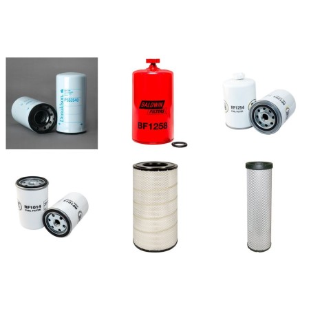 Filter kit for Case 2188 Air Oil Fuel Filters with Cummins Engine Serial No JJC0186900-