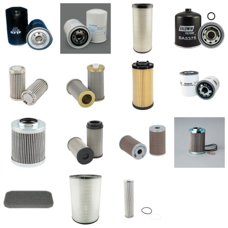 SCARAB MAJOR 5001 HYDROSTATIQUE Filter Service Kit w/RVI  Eng.      PORTEUR MIDLUM