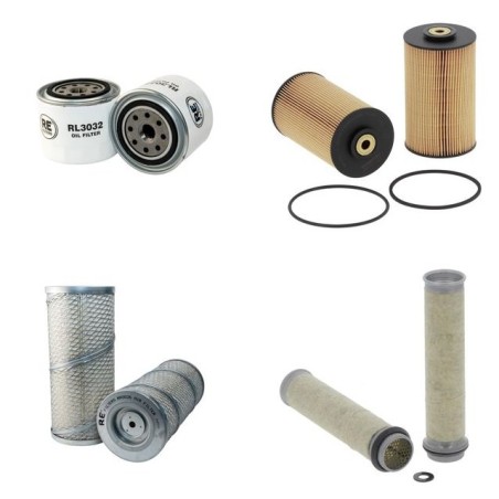 CASE 523 Filter Service Kit Air Oil Fuel Filters         FAB FRANCAISE