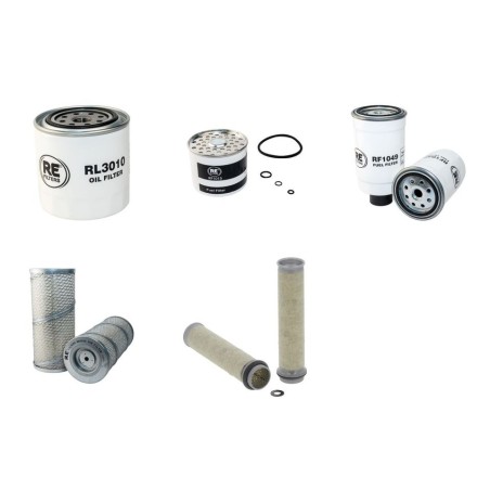 Filter kit for Case 523 Air Oil Fuel Filters