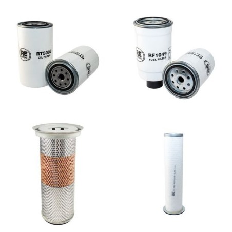 SEMAT A 416 Filter Service Kit Air Oil Fuel Filters w/VM D706LTE Eng.