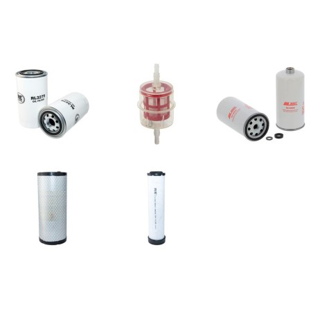 Filter kit for Case 55 C Farmall Air Oil Fuel Filters with CNH Engine  YR 2011-