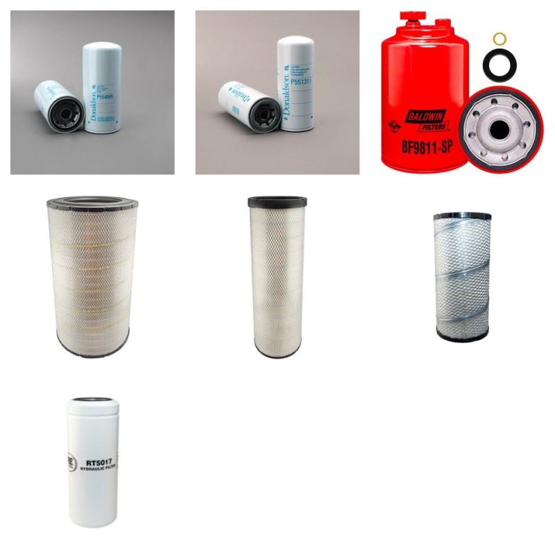 Filter kit for Case 620 CHX with CAT Engine