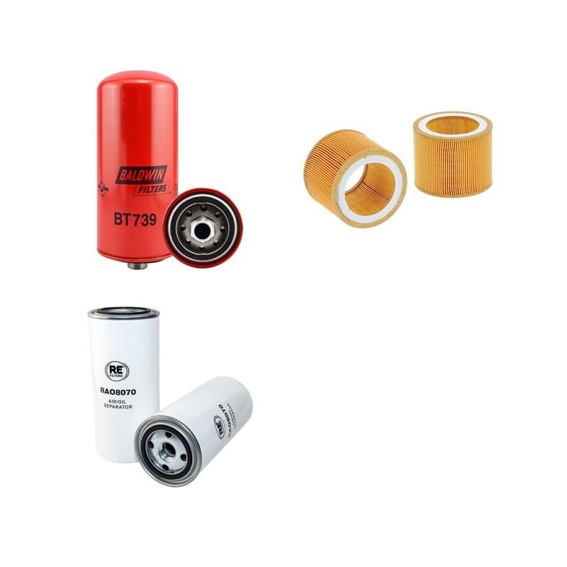 WORTHINGTON OPENROLL 750 Compressor Filter Service Kit S/NO WC0005855-