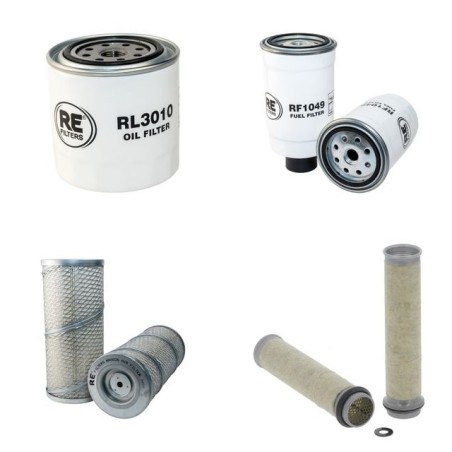 CASE 833 S/XL Filter Service Kit Air Oil Fuel Filters
