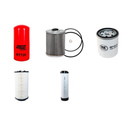 ABG TITAN 473 Filter Service Kit Air Oil Fuel Filters w/Deutz BF 6M1012 Eng.