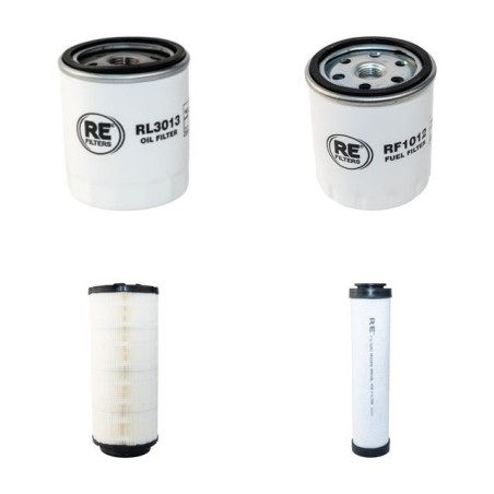 ABG TITAN 2820 Filter Service Kit Air Oil Fuel Filters w/Deutz BF4M2011 Eng.