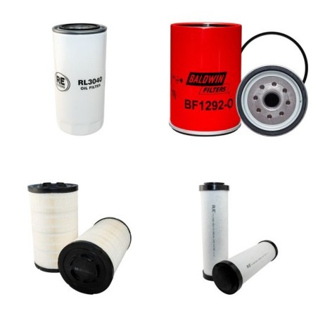 ABG TITAN 5820 Filter Service Kit Air Oil Fuel Filters w/Deutz BF 4M1013EC Eng.