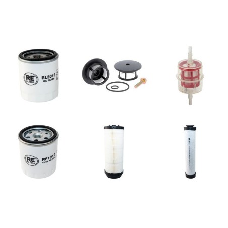 AHLMANN AL 70 Filter Service Kit Air Oil Fuel Filters w/Deutz BF 4L1011 Eng.