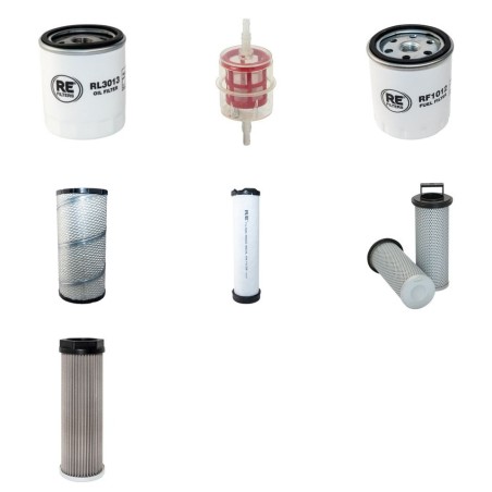 AHLMANN AL 75 Filter Service Kit withDeutz Bf 4L1011Ft Eng 1998-2000
